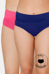 Zivame High Rise  Full Coverage Tummy Tucker Hipster Panty (Pack of 2) - Multicolor — thumbnail 1